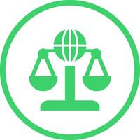 International Law Vector Icon
