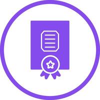 Certificate Vector Icon