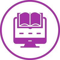 Digital Learning Vector Icon