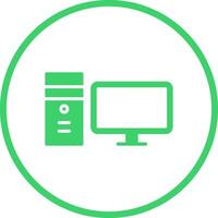 Desktop Vector Icon