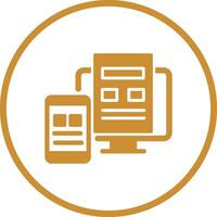 Adaptive Layout Vector Icon