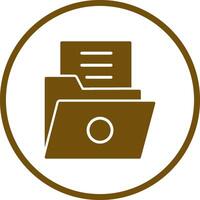 List Folder Vector Icon