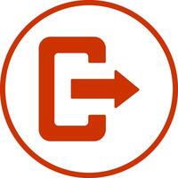 Logout Vector Icon