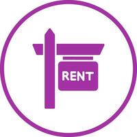 Rent Vector Icon