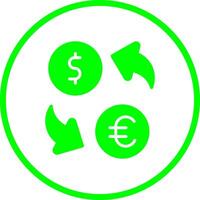 Currency Exchange Vector Icon