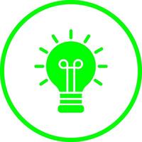 Light Bulb Vector Icon