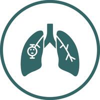 Lung Cancer Vector Icon