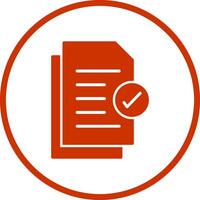 Report List Vector Icon