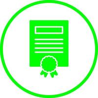 Certificate Vector Icon