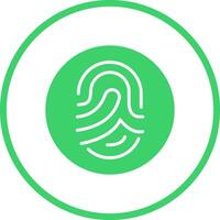 Fingerprint Vector Icon