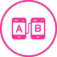 AB Testing Vector Icon