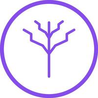 Tree with no leaves Vector Icon