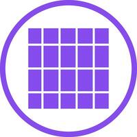 Table of Rates Vector Icon