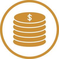 Stack of Coins Vector Icon