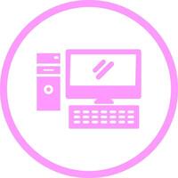 Computer Vector Icon