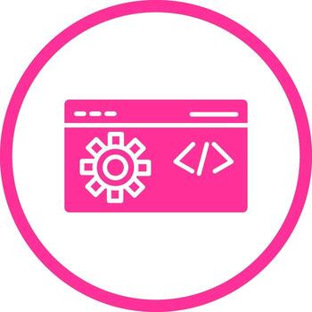 código mejoramiento vector icono