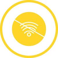 sin icono de vector wifi