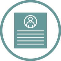 Client Profile Vector Icon