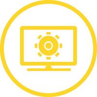 Computer Settings Vector Icon