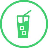 Iced Coffee Vector Icon