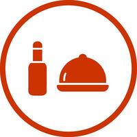 Food and Beer Vector Icon