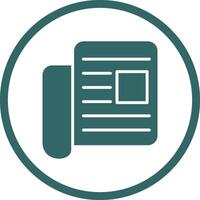 Newspaper Vector Icon