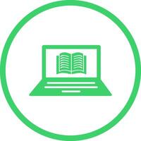 Online Books Vector Icon