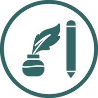 Writing Equipment Vector Icon