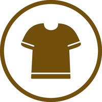 T Shirt with Lines Vector Icon