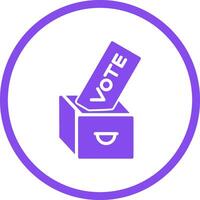 Giving Vote Vector Icon