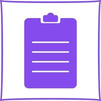 Clipboard Vector Icon