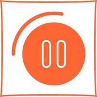 Pause Button Vector Icon