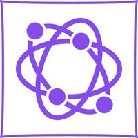 Atomic Structure Vector Icon
