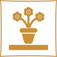 Flower Pot Vector Icon