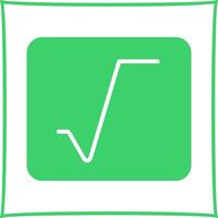 Square Root Vector Icon