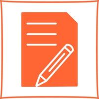 Document Edit Vector Icon