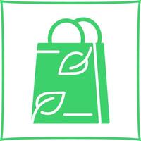 Ecology Bag Vector Icon