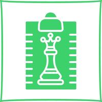 Clipboard Chess Vector Icon