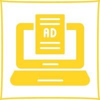 Internet Ads Vector Icon
