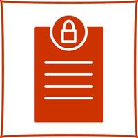 Privacy Page Vector Icon