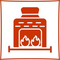 Coal Furnace Vector Icon