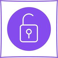 Open Lock II Vector Icon