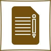 editar documento vector icono