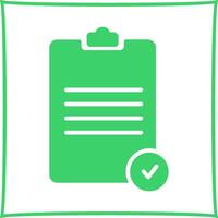 Registered Document Vector Icon