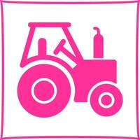 icono de vector de tractor