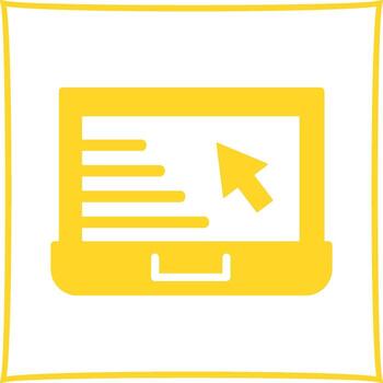 icono de vector de cursor