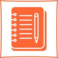 Notebook And Pen Vector Icon