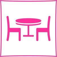 Dining Table I Vector Icon