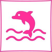 Dolphin Vector Icon