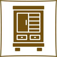 Shelves Cabinet Vector Icon